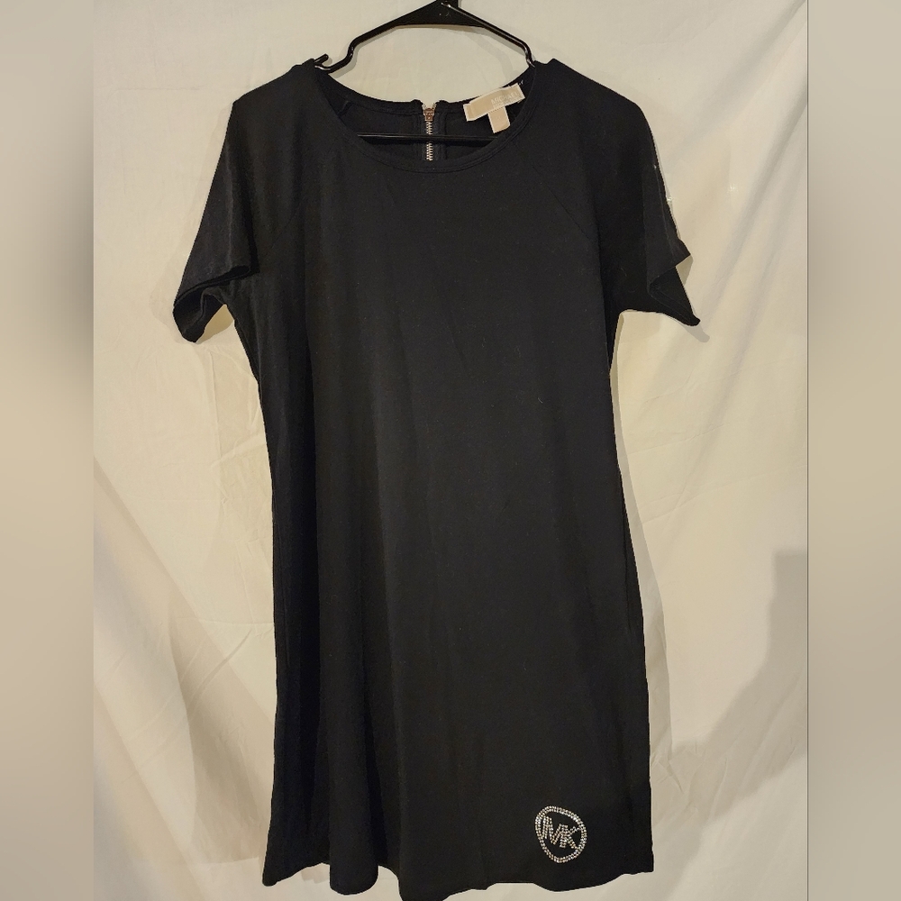Michael Kors Black Short Sleeve Dress